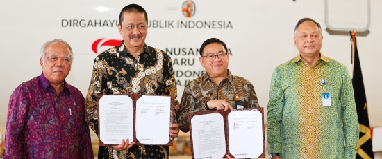 Sinergi dengan Otorita IKN, Garuda Indonesia Tandatangani MoU Menjelang HUT ke-79 RI